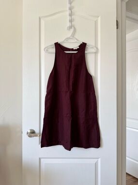 Aritzia Wilfred Trompette Linen Dress